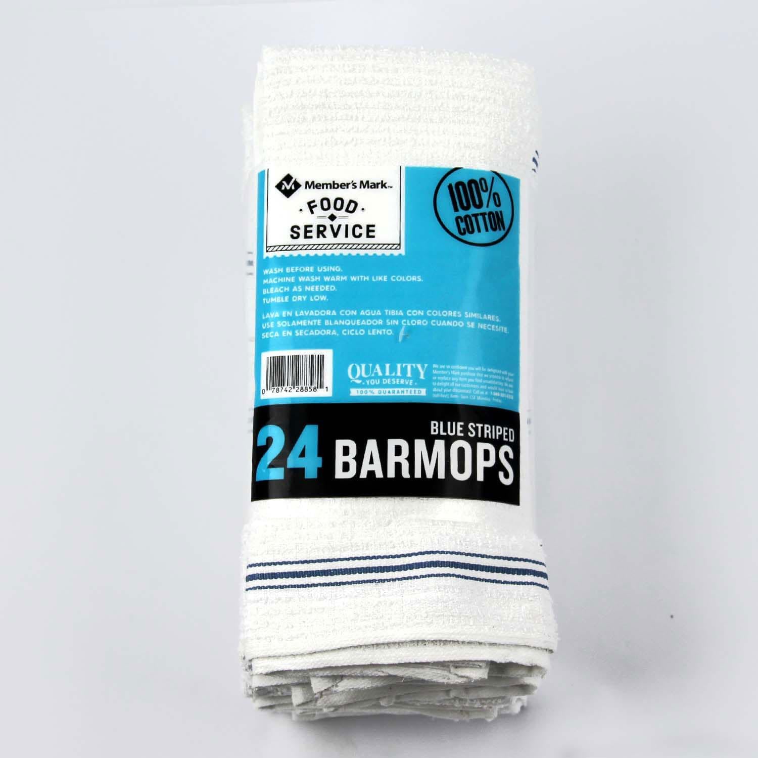 Member's Mark Cotton Bar Mop Towels, 16" x 19", 24 ct