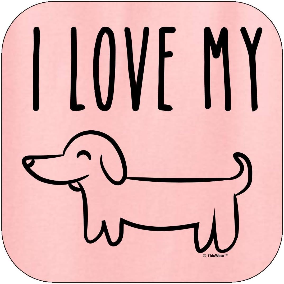 Dachshund Dog Gifts I Love My Wiener Pun Gag Gifts Hoodie Sweatshirt