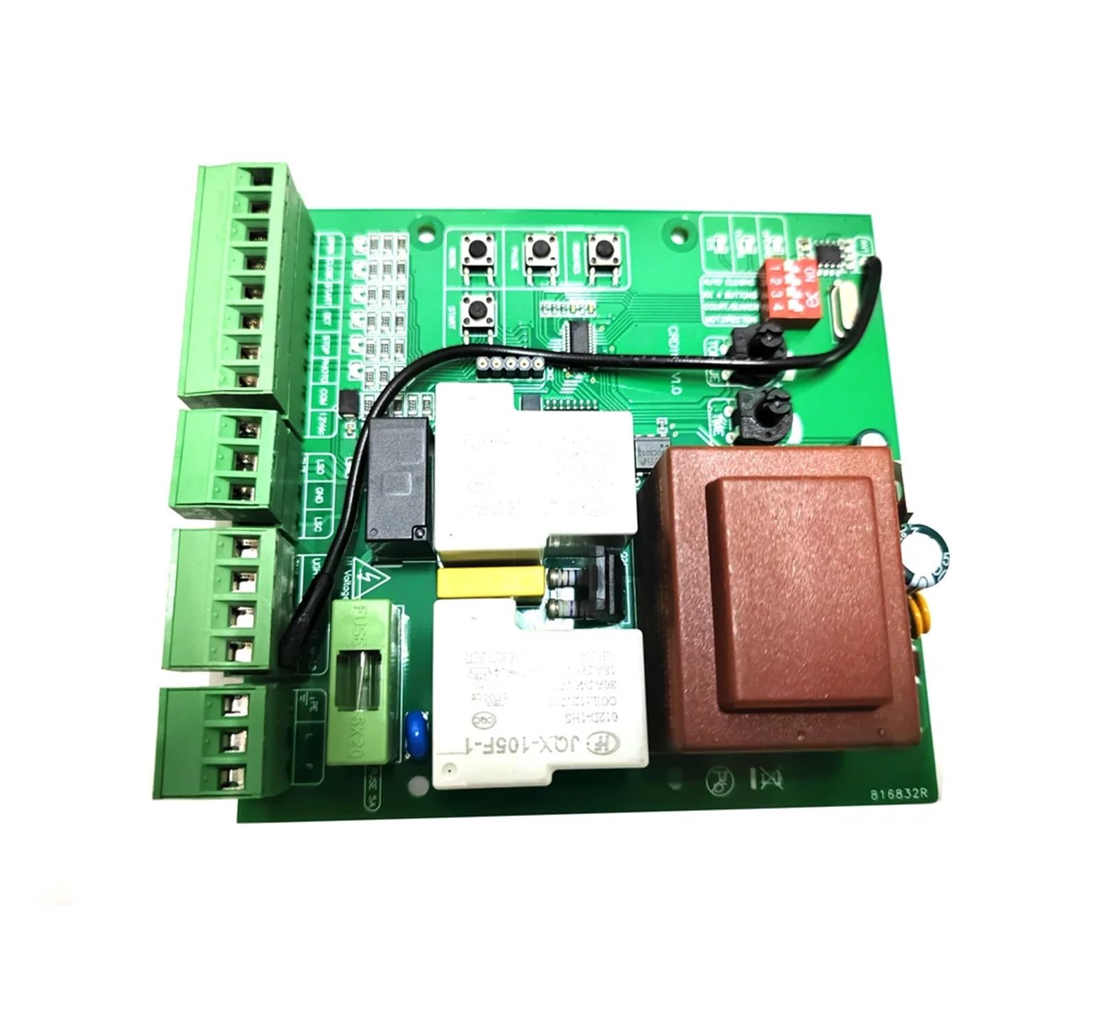 Płyta sterująca do otwieracza bramy przesuwnej AC Płyta sterująca silnika otwieracza bramy przesuwnej AC Płyta elektroniczna płytki sterującej Silna wrażliwość(Kit 2)
