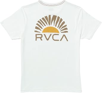 RVCA Mens Mens Rise Cut Ss Short Sleeve Tee