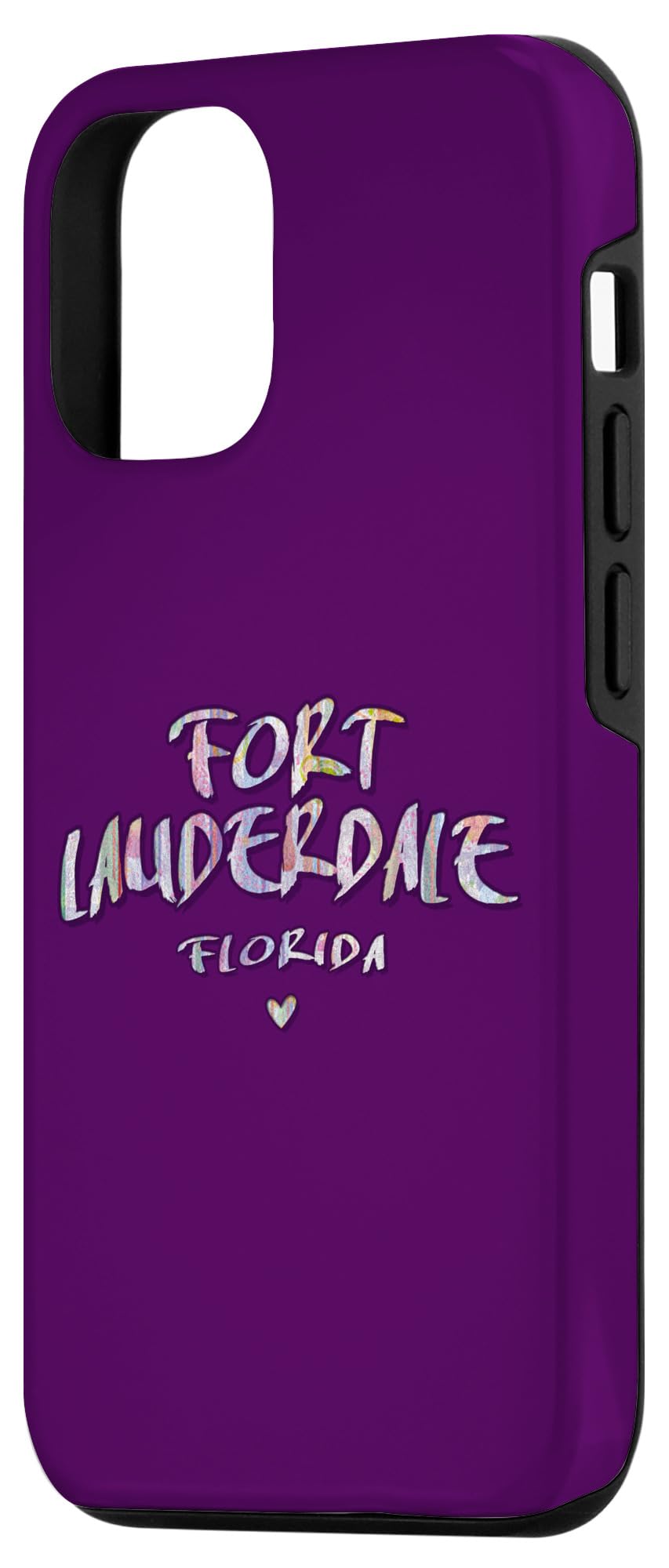 iPhone 15 Pro Fort Lauderdale Florida - Ft. Lauderdale FL Watercolor Logo Case - Image 2