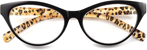 Miniatura 4 de Betsey Johnson Kai Blue Light Reading Glasses Cheetah 40mm