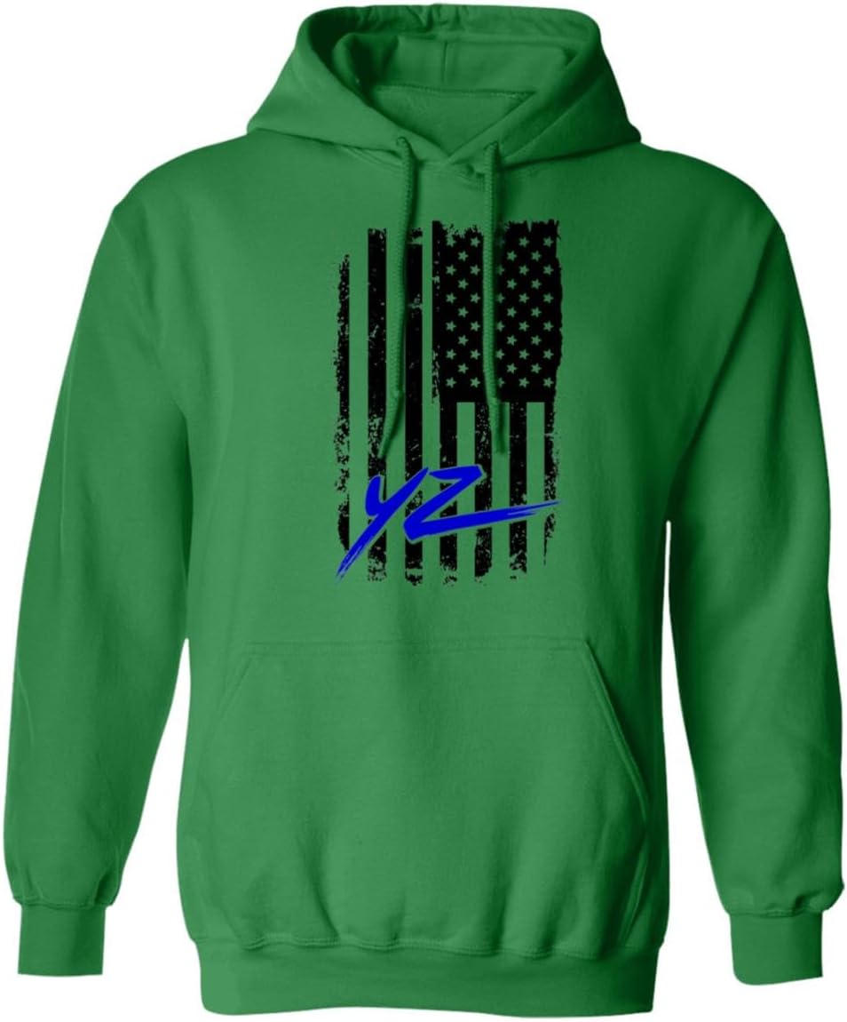 WR YZ American Flag USA Pullover Hoodie