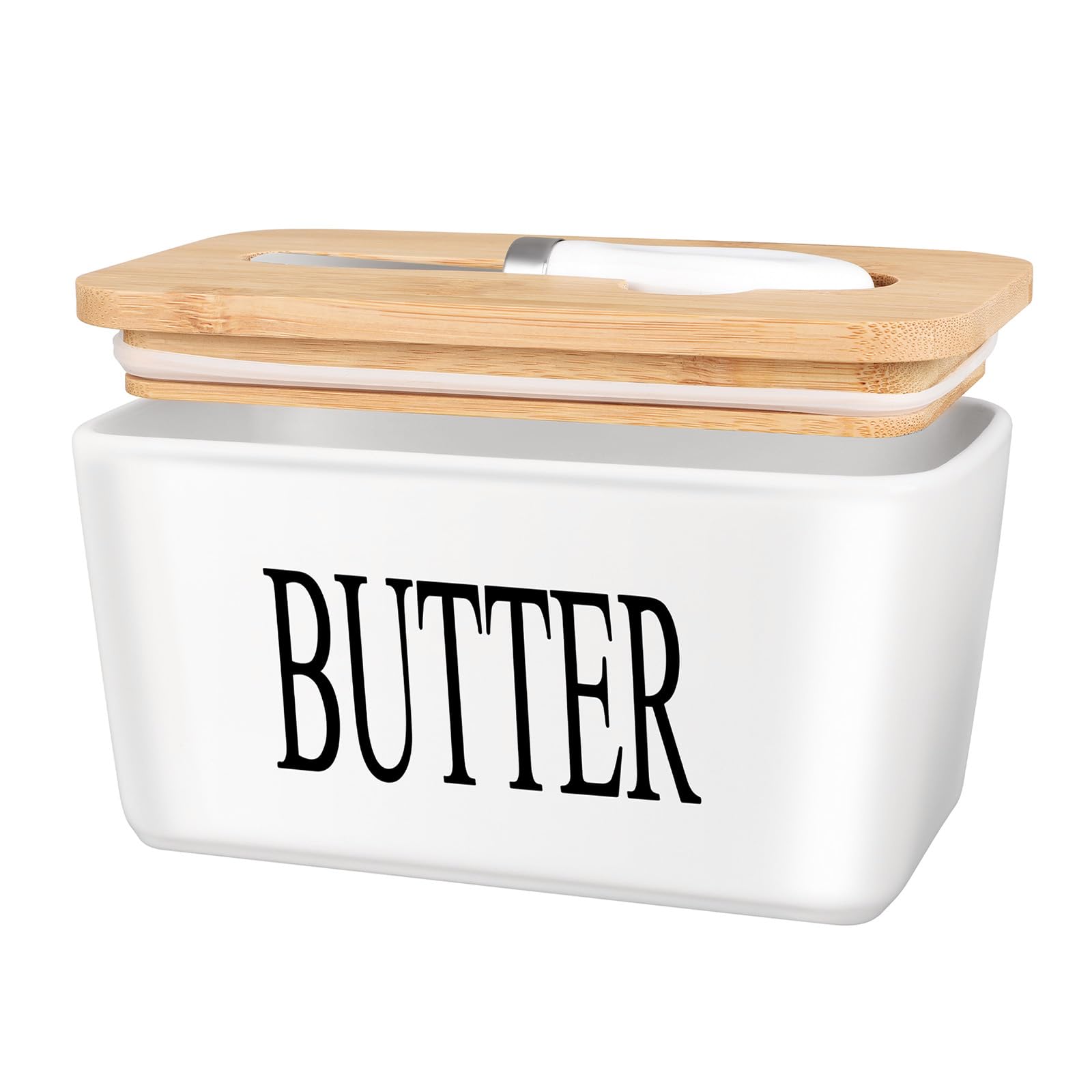 Butter Dish for 1 lb Brick of Local Canadian Butter, Airtight