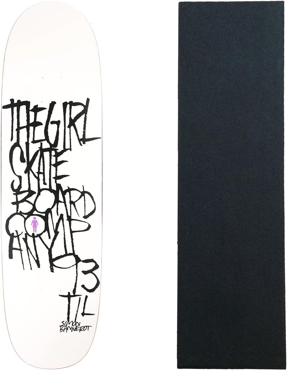 Girl Skateboard Deck Bannerot Splinter Loveseat 9.0" x 32.375" Includes a Sheet of Grip Tape