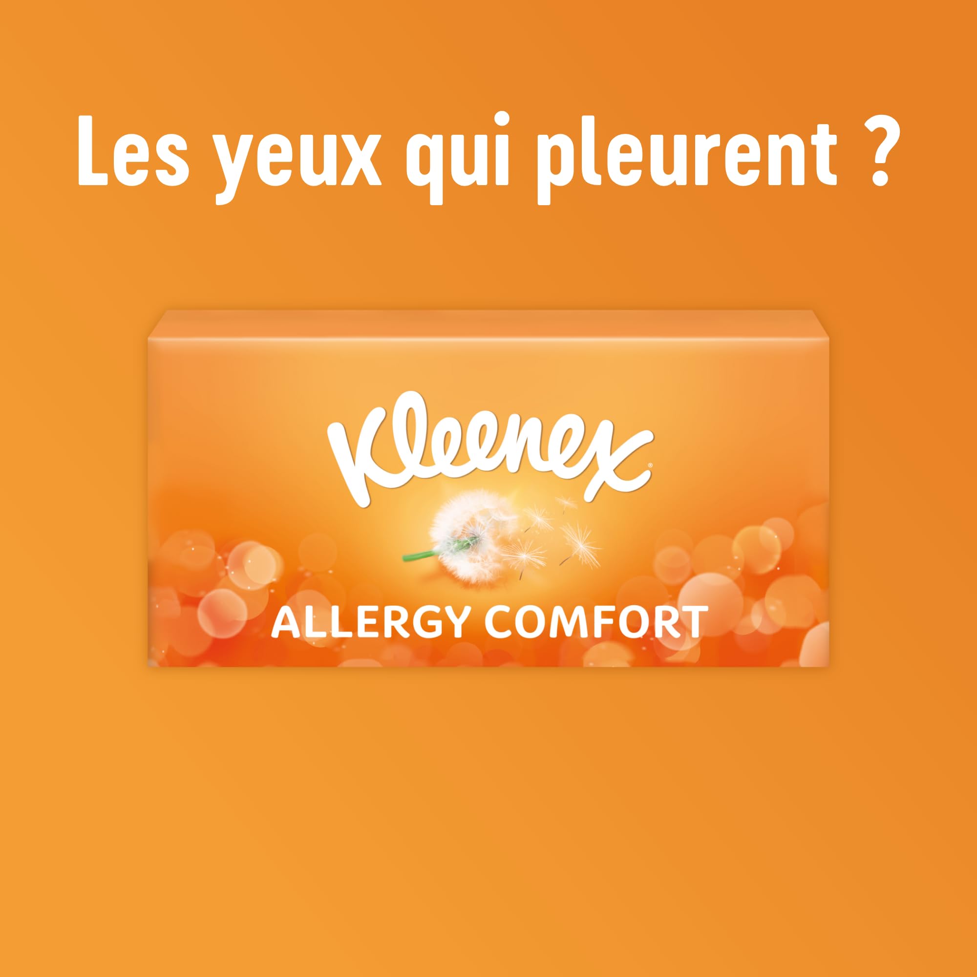 Kleenex Allergy Comfort, 10 paquets de 8 étuis de mouchoirs (10x8 étuis)