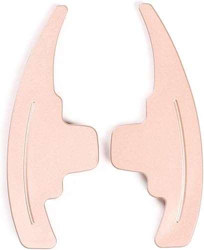 Miniatura 6 de 2 unids ABS volante palanca de cambios para Mercedes Benz A B E GLA GLK GL SLK R ML Clase W176 W246 W212 X204 X166 Accesorios (oro rosa)