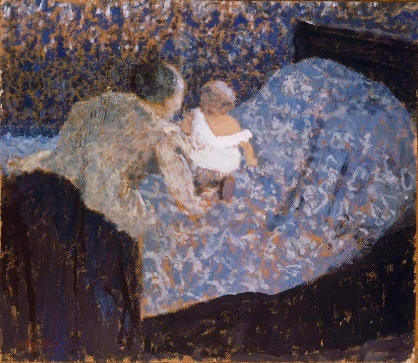 Toile Edouard Vuillard Mère et enfant pour habiller un grand mur vide