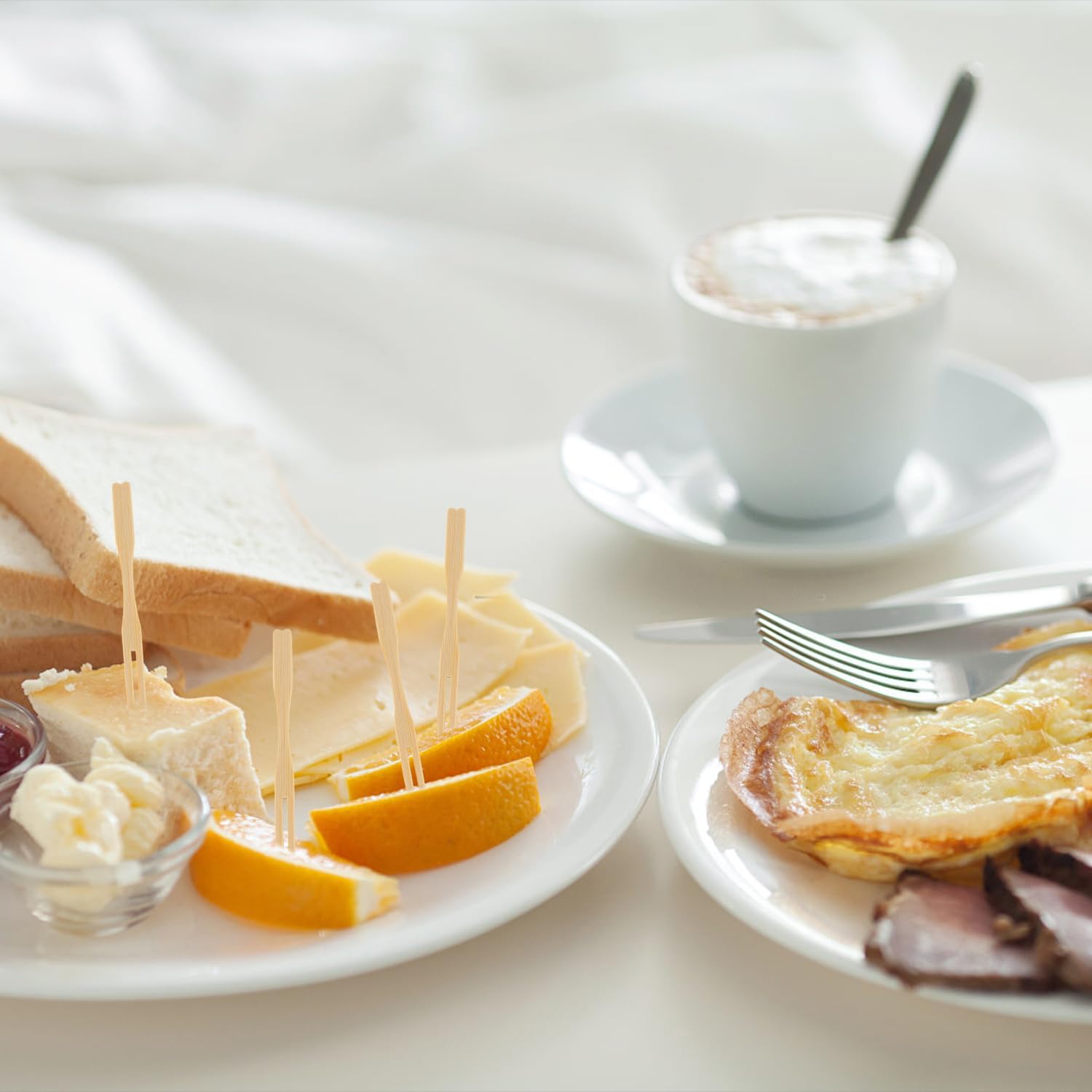 Mini-Gabeln Aus Bambus 8,9 Cm – 200 Stück Einweg-Gabeln Für Charcuterie, Obst, Cocktails & Partys