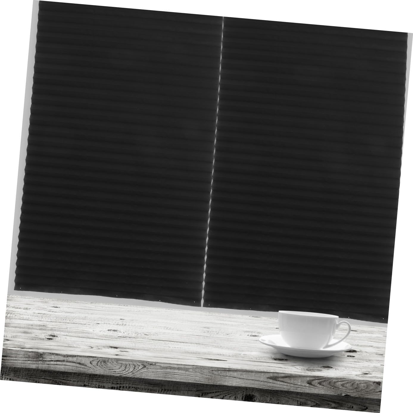 Self Adhesive Pleated Window Shade Blackout Non Woven Fabric 90x180cm
