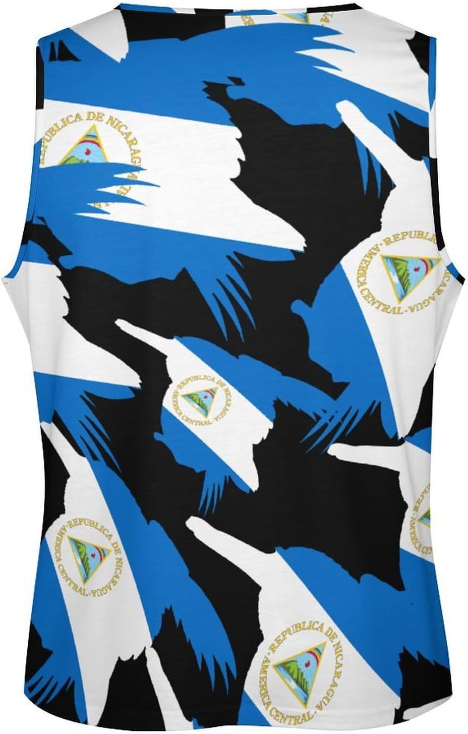 Nicaragua Bird Nicara Kingfisher Mens Tank Tops Sleeveless Muscle Shirts Beach Casual Gym Shirt Vest Tee Tops