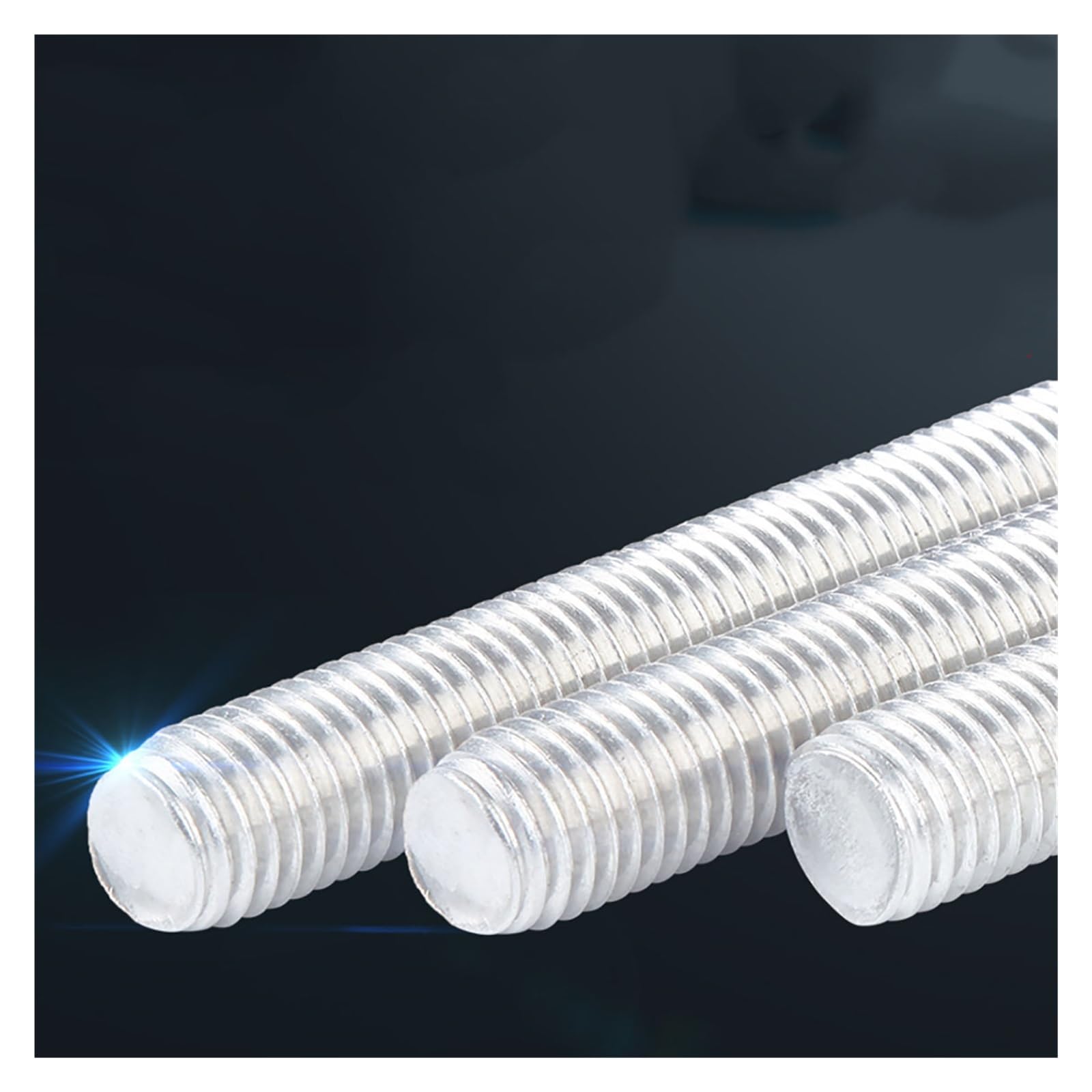 1/2/5 pz 6061 Barra Filettata in Alluminio Barra a Filettatura Intera M5 M6 M8 M10 M12 M14 M16 Lunghezza 40mm - 200mm (Size : M14x200(1pcs))