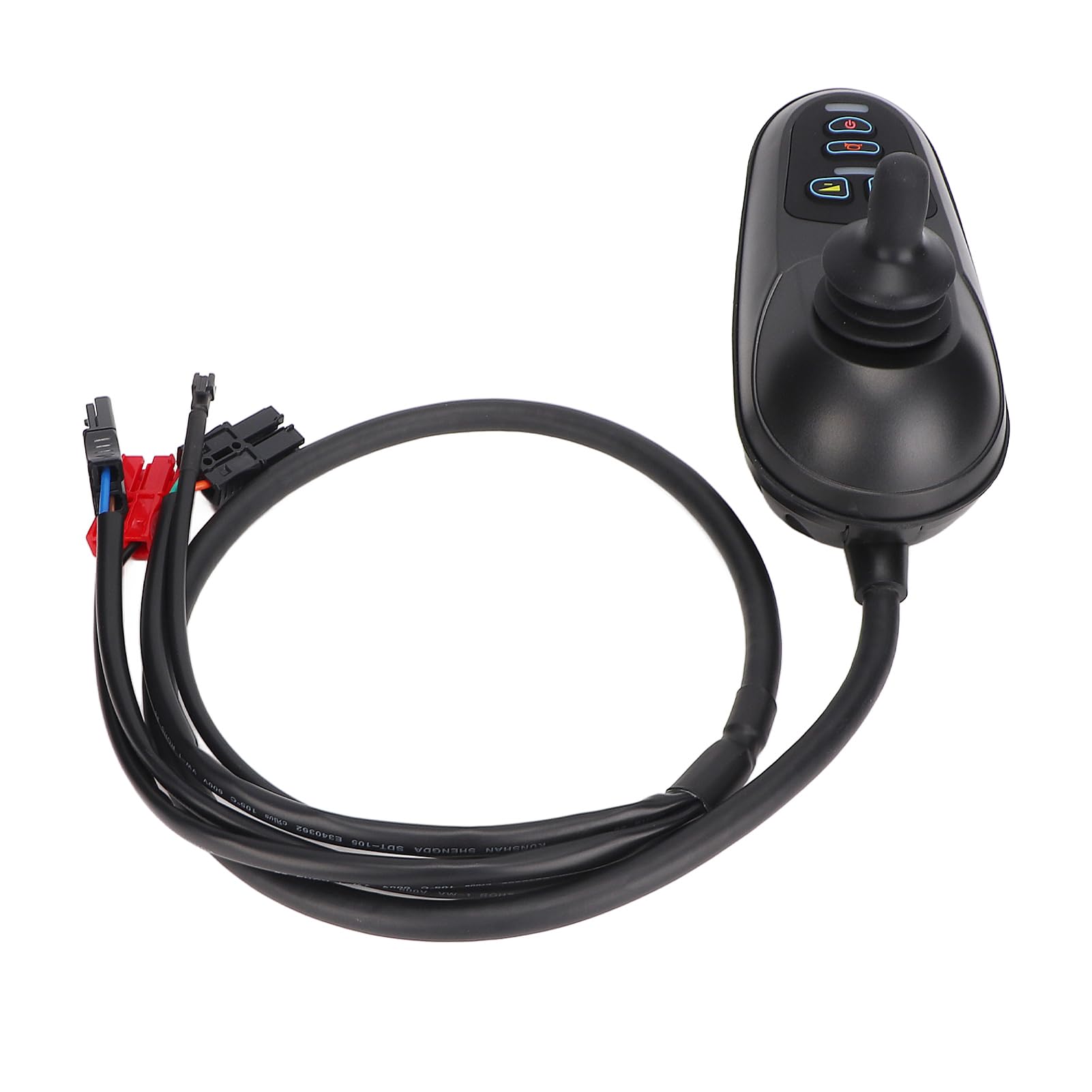Yunseity Joystick para Silla de Ruedas, Controlador de sillas de Ruedas eléctricas con Motor de Cepillo de 24 V, Accesorios para sillas eléctricas Impermeables IPX5
