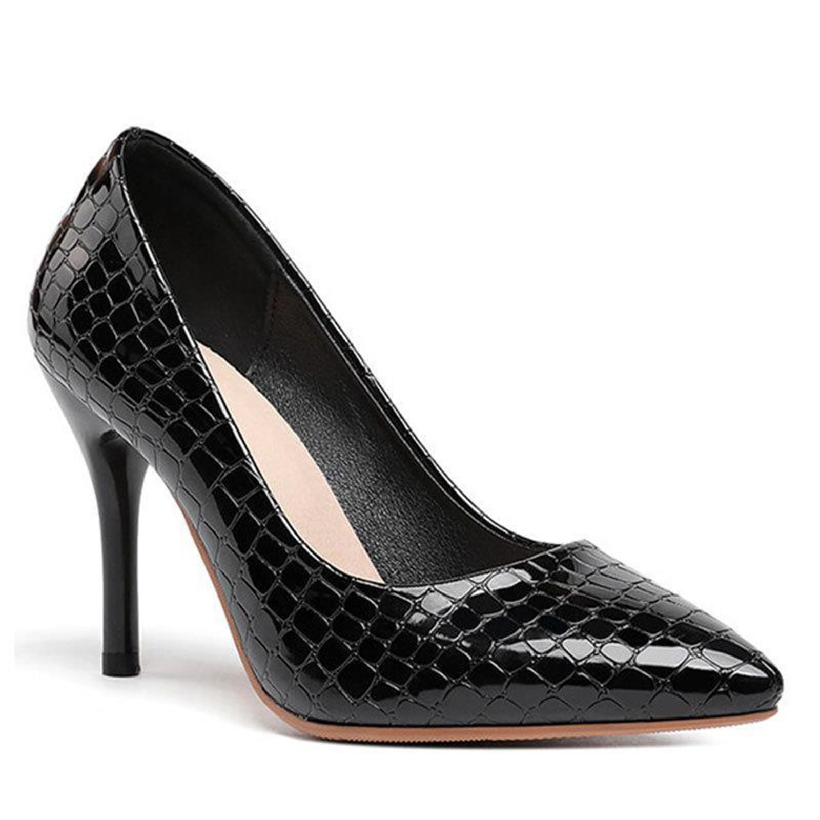 Tacchi Alti Punta Punta Bocca Poco Profonda Stilettos Confortevoli Affari 8.5 CM Scarpe da Sposa del Partito di Abito