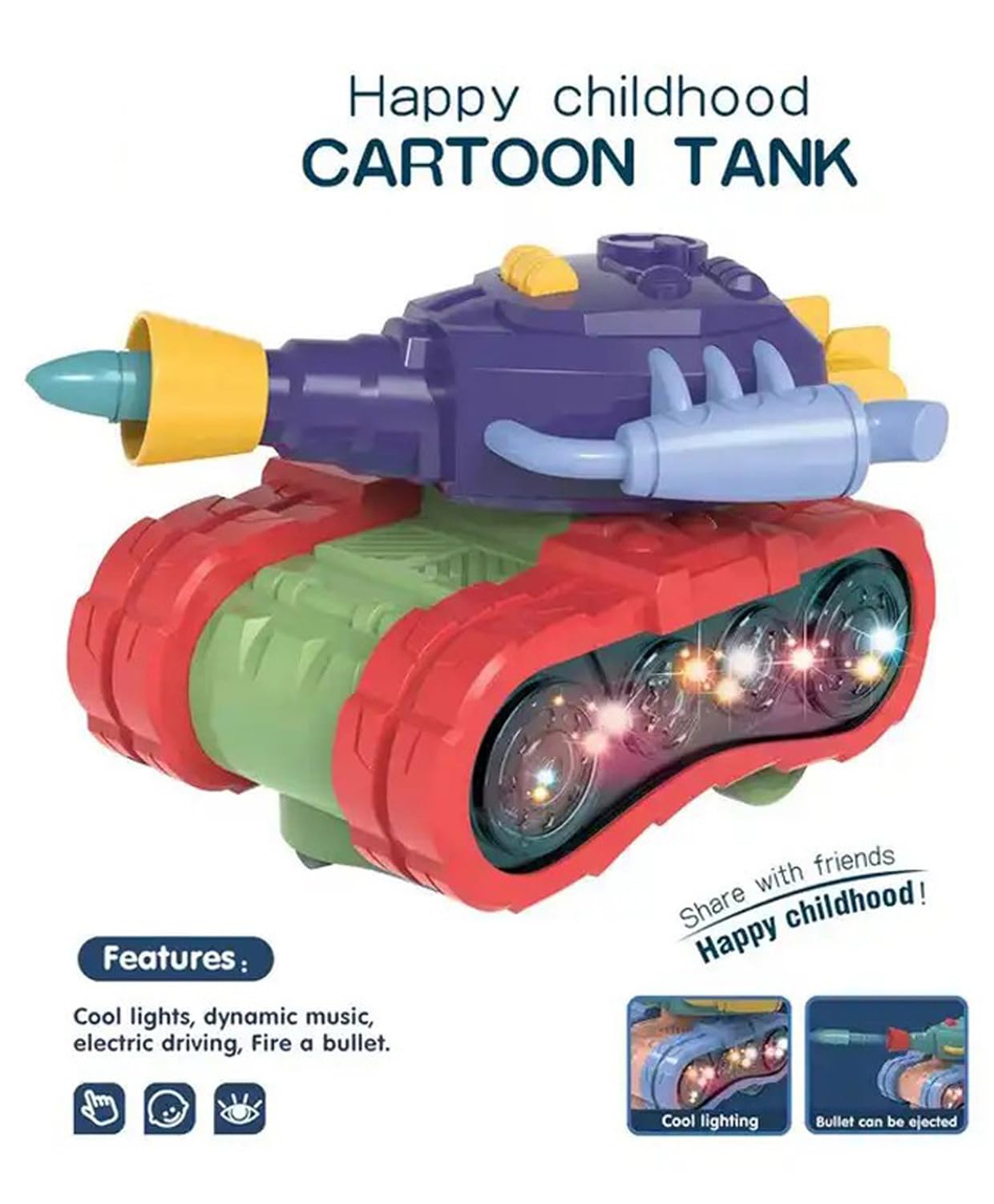 Buy LUMO BRILLIANT TOYS Happy Childhood Cartoon Gear Transparent