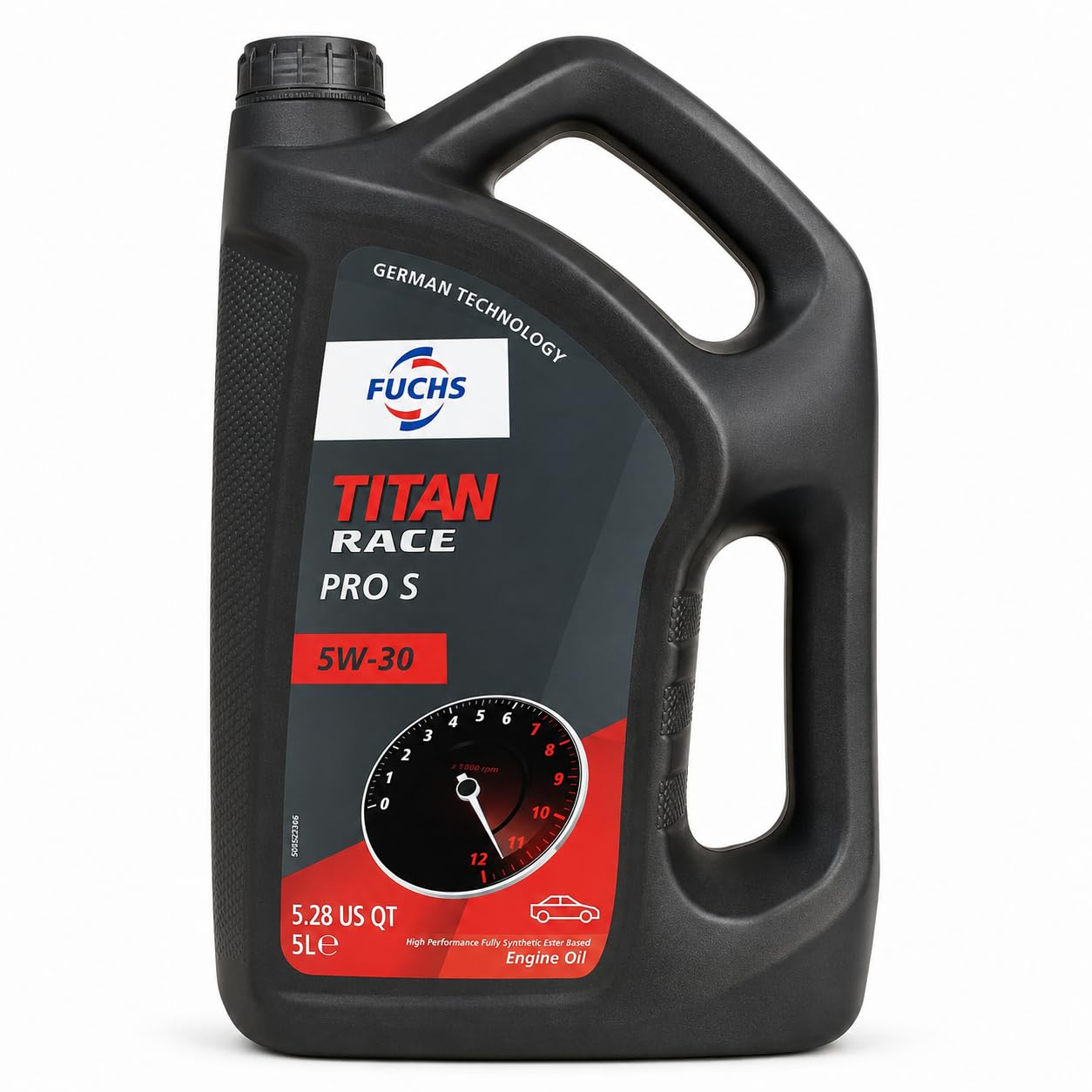 FUCHS TITAN RACE PRO S 5W-30 Aceite Motor 5L, 100% Sintético Ester/PAO, Alto Rendimiento, Protección Antidesgaste, Estabilidad a Alta Temperatura, Motores Deportivos y Turbo