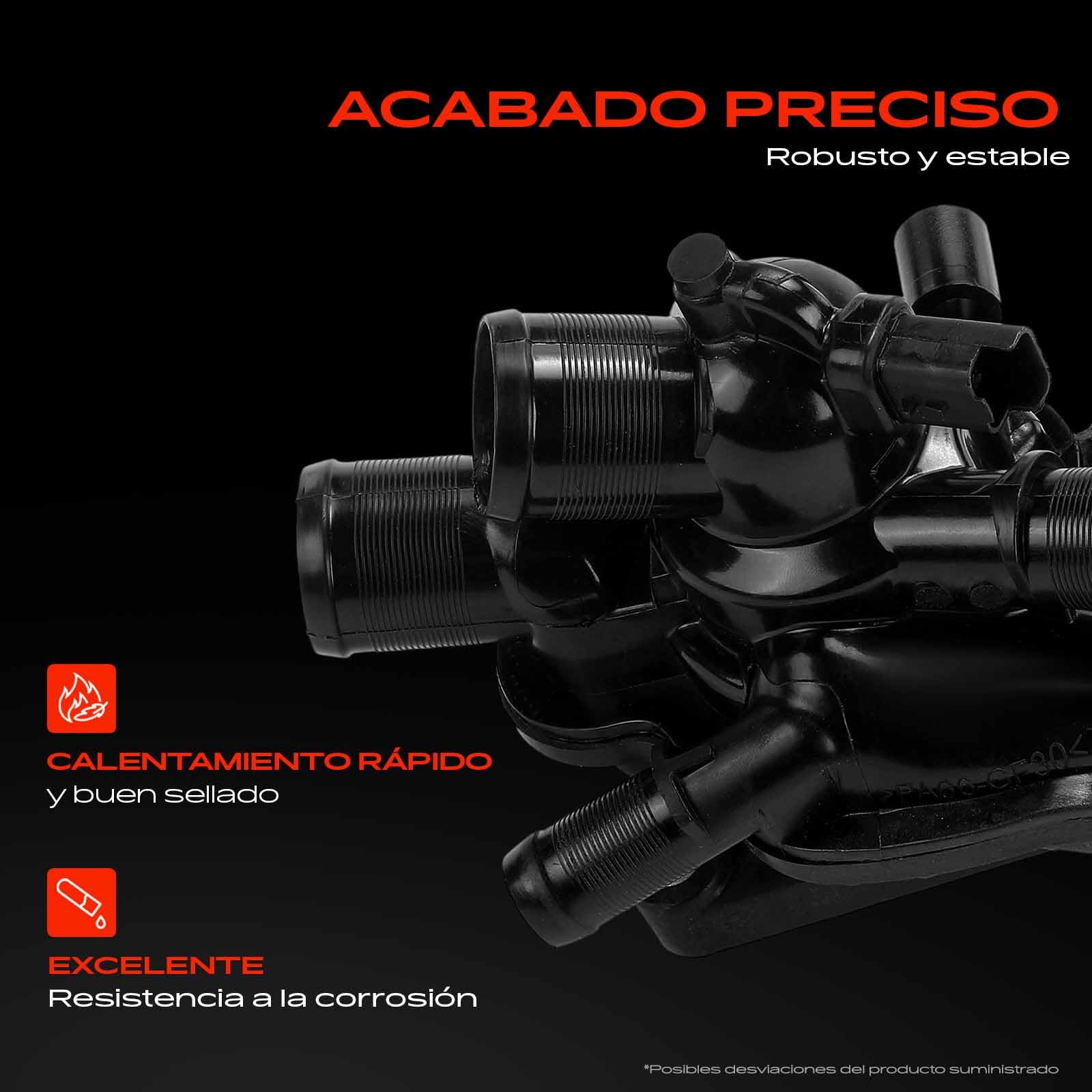 Frankberg Termostato Refrigerante Carcasa para C3 C4 C5 DS3 DS4 DS5 207 208 3008 308 5008 2006-2020 11537534521