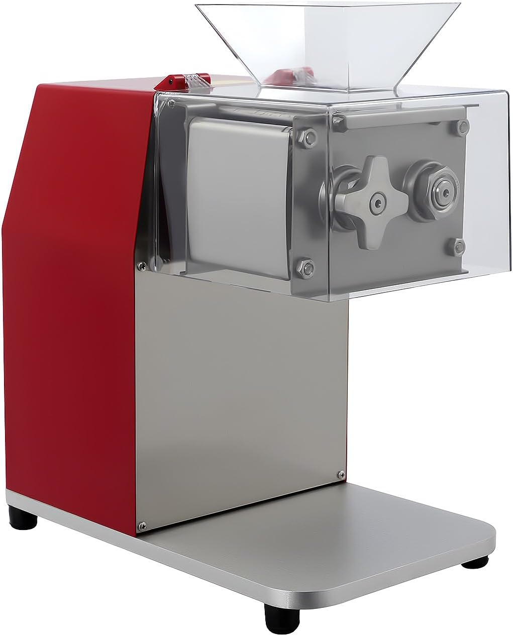 Meat Cutting Machine, 1100W 3.5MM Blade Meat Slicer, Commercial Meat Cutting Machine, Meat Shredding Machine with One Button Stainless Steel Food Cutter for Fresh Meat