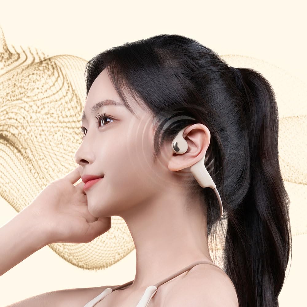 Philips Casque de sport sans fil ouvert, beige