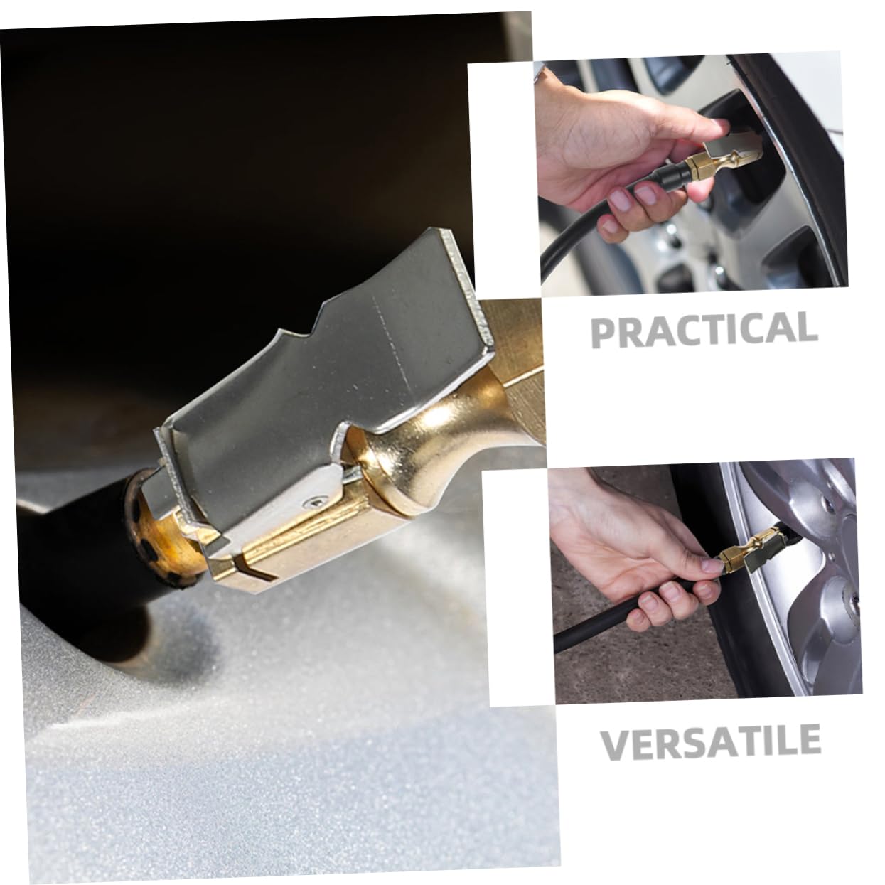 4stücke Tire Inflator Extension Tube Mit Verbesserter Dichtung Für Schnelle Reifenfüllung Langer Schlauch Kompatibel Mit Gängigen Luftkompressoren Und Stahlmaterial Für Hohe
