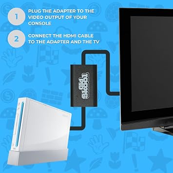 Old Skool HD Adapter Compatible with Wii
