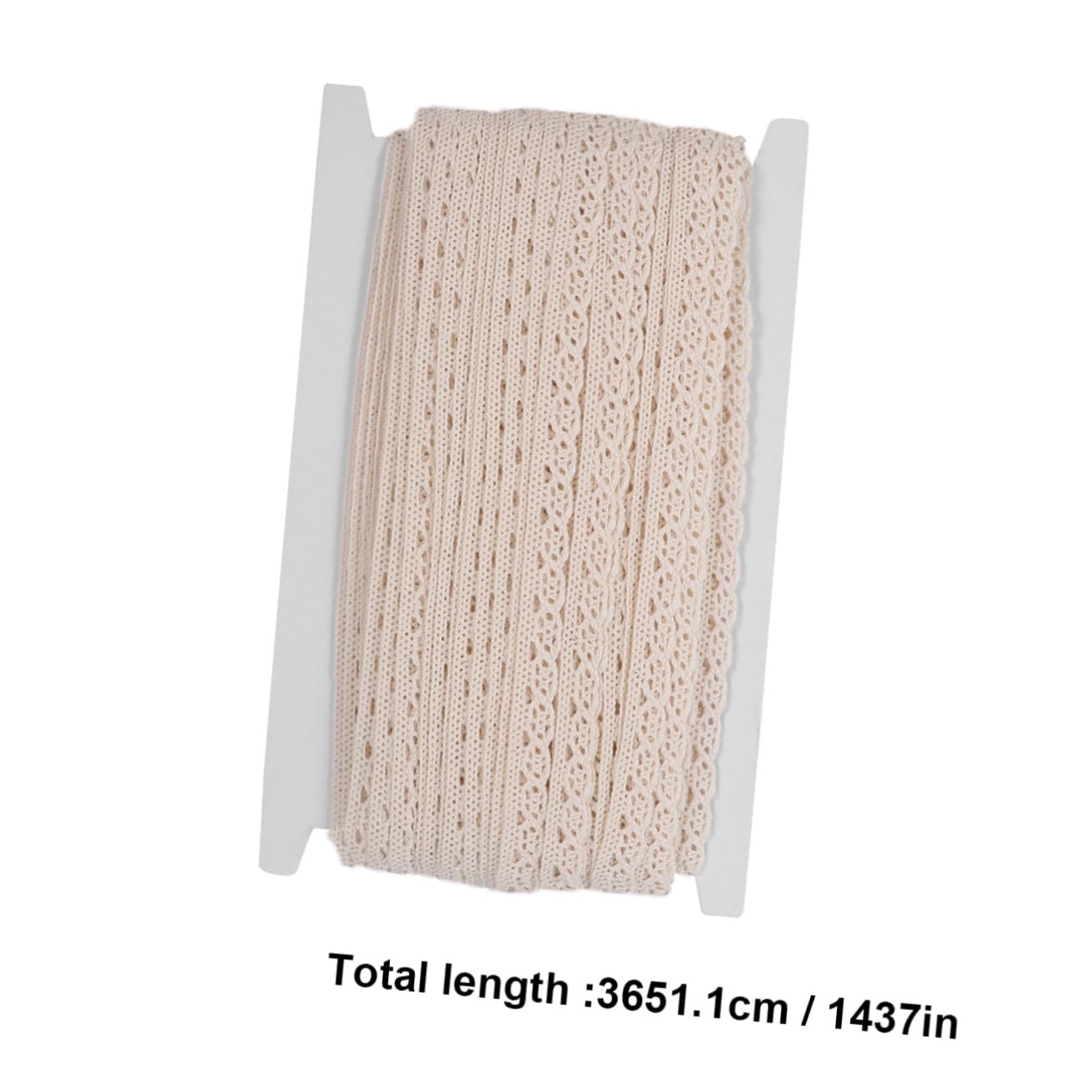 Gadpiparty 3 Cinta de Encaje de Algodón de Yards para Manualidades Diy Borde Decorativo para Manteles Cortinas y Ropa Material de Costura y Multifuncional