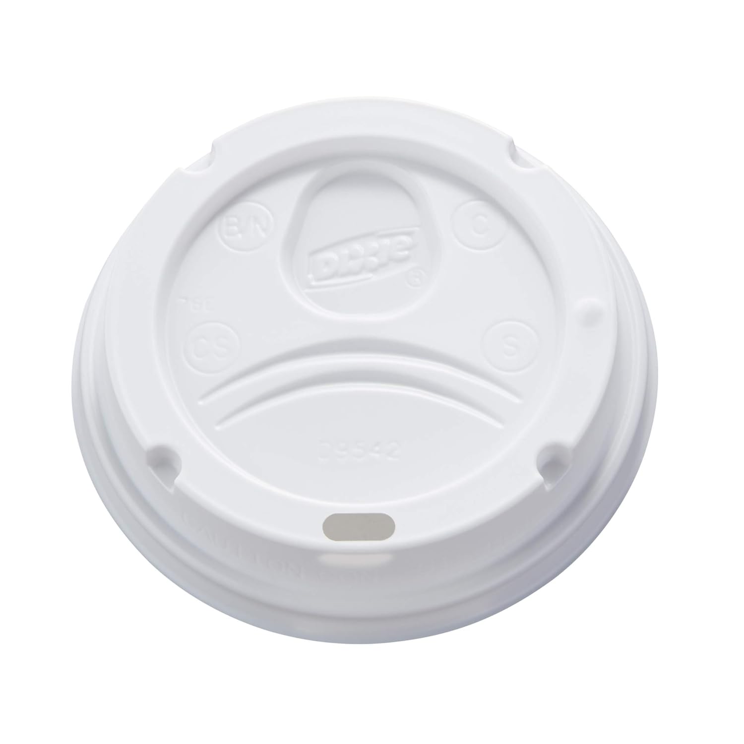Georgia-Pacific Dixie 10-20 oz. Dome Hot Coffee Cup Lid by GP PRO (Georgia-Pacific), White, 9542500DX, (Pack of 10, 500 Count Total) - Image 5