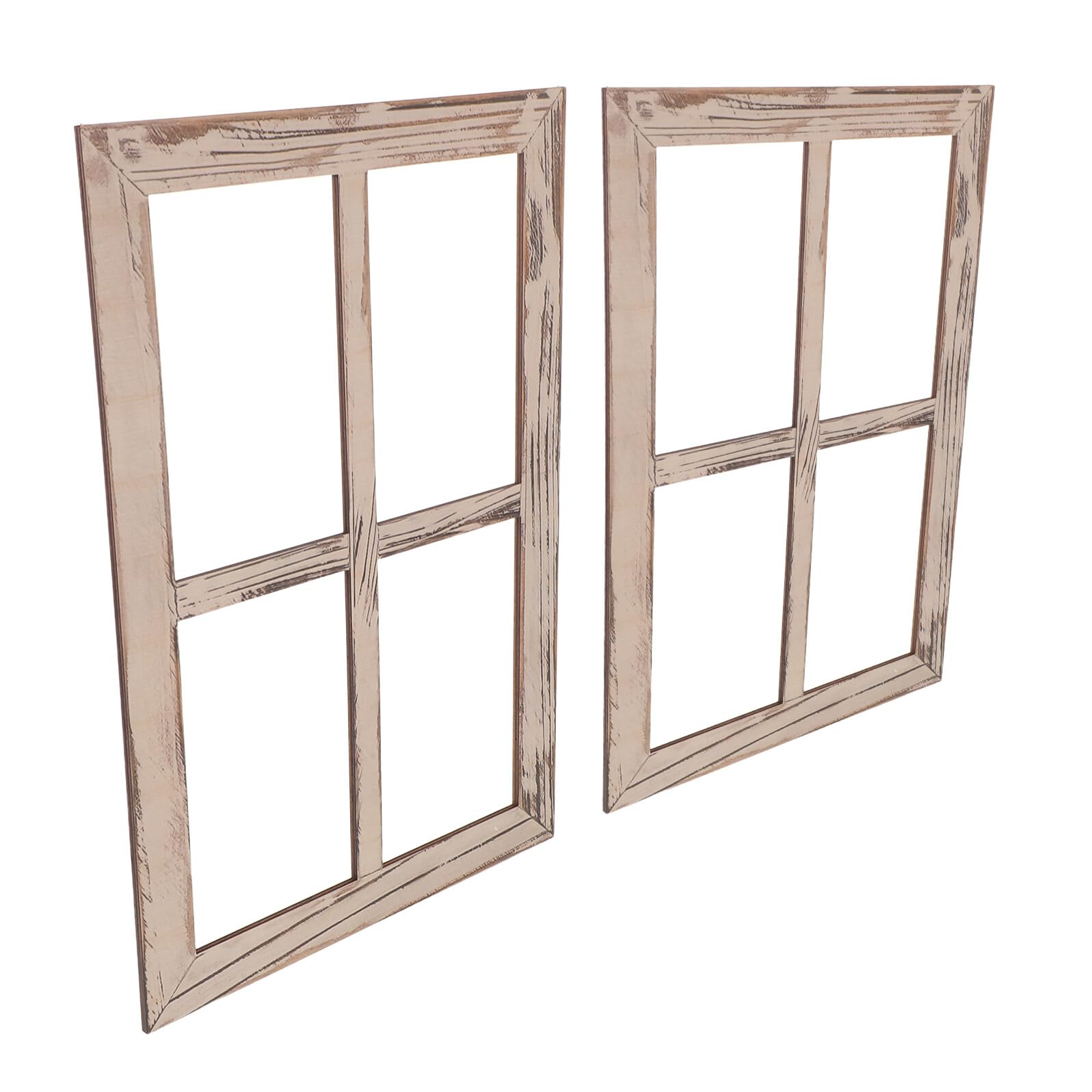 Fausse fenêtre en bois pour illuminer une pièce sombre et close