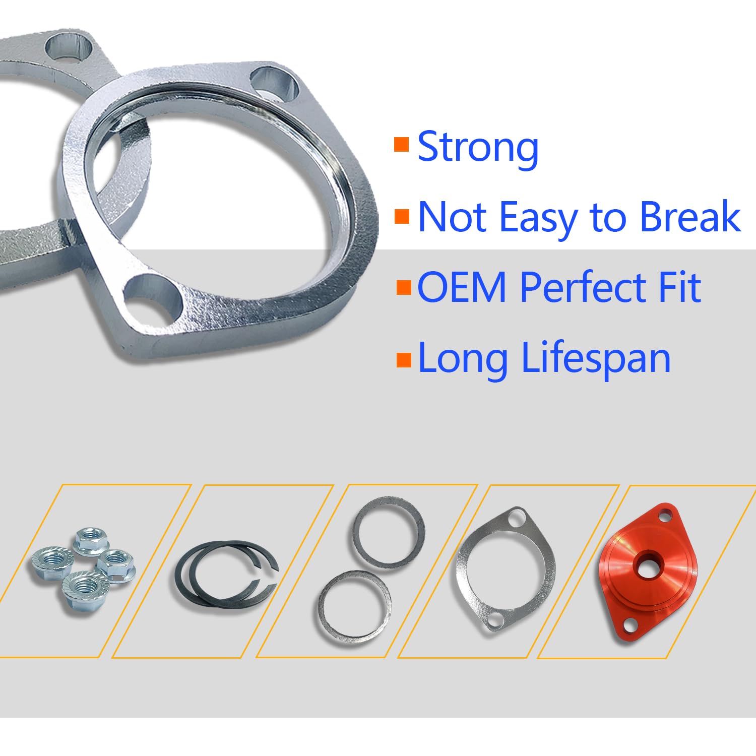 Auspuff Dichtung Ring Für Harley Evolution & Twin Cam - 2 Stück, OEM 17048-98, Ab 1984