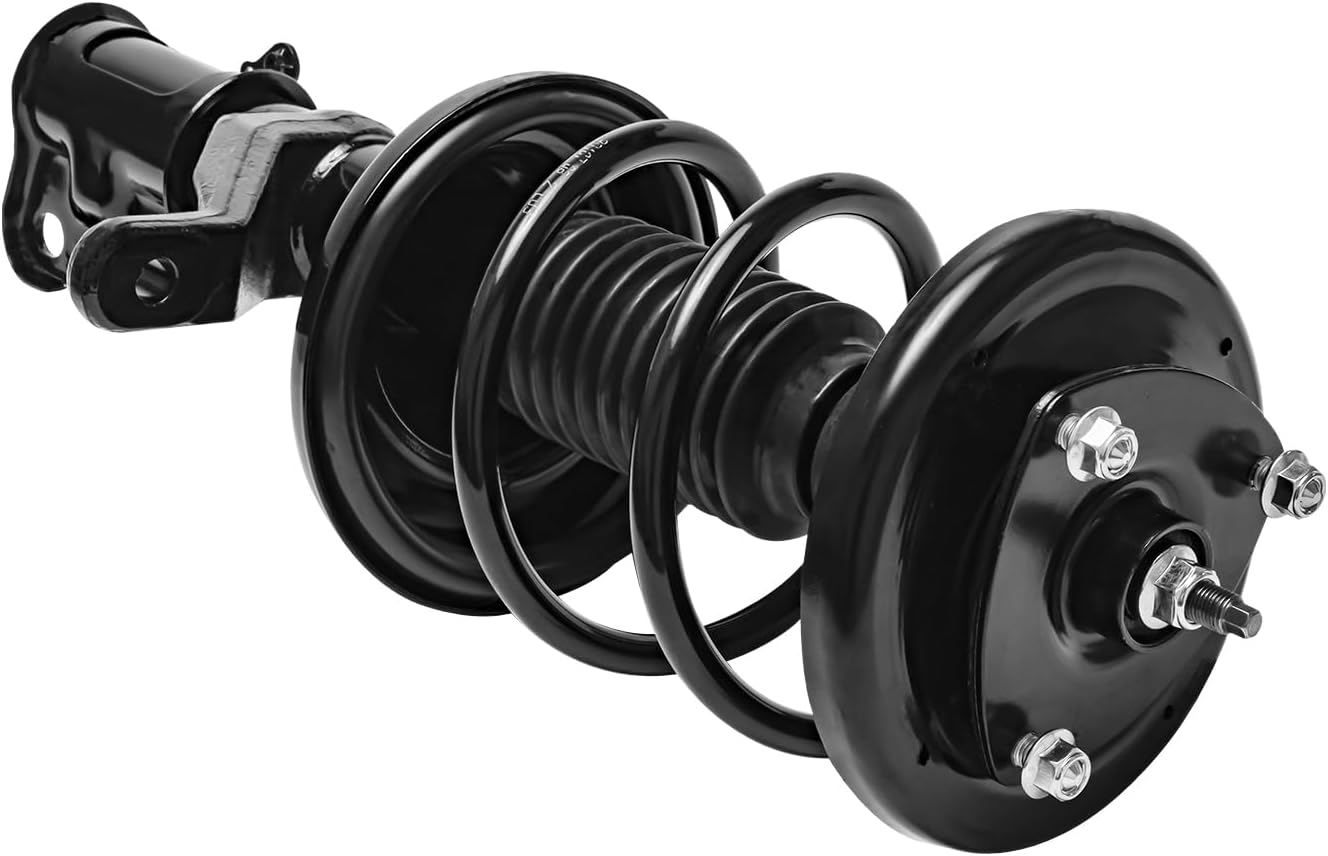 Detroit Axle - Front Right Strut for Acura 2002 2003 2004 RSX Passenger Side Strut with Coil Spring Assembly Replacement