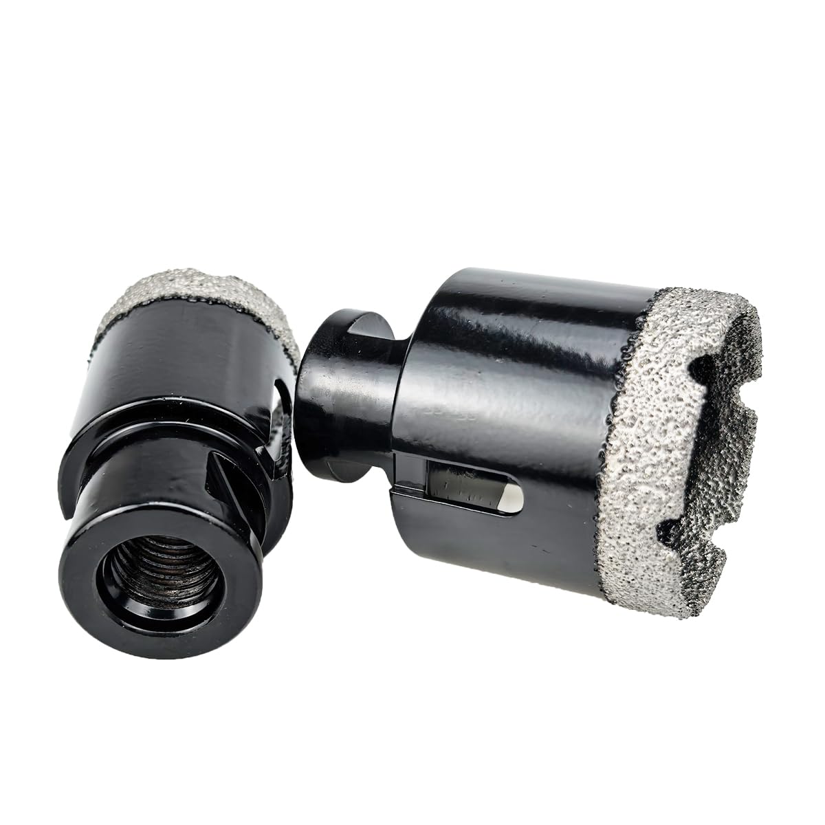 8-teiliges Diamant-Kernbohrerset und Lochsägen mit M14-Gewinde für Winkelschleifer, Bohrmaschine und SDS-Plus-Bohrer – Inkl. Aufbewahrungskoffer – Ideal für Fliesen, Marmor, Granit, Keramik und Glas