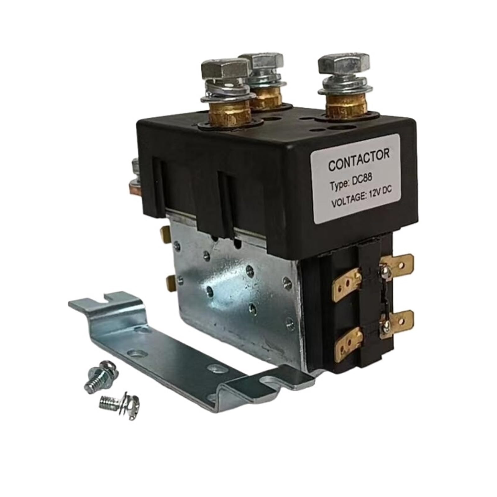 YMUGUEGH DC88 12V 24V 36V 48V 72V 80V DC88-317T DC88-360T Contactor Solenoid Relay(DC88 48V)