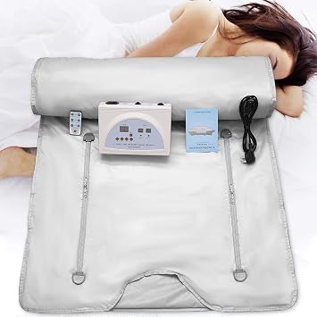 Oxford Infrared Sauna Blanket with Zipper Far Infrared FIR Steam Blanket with Remote Control