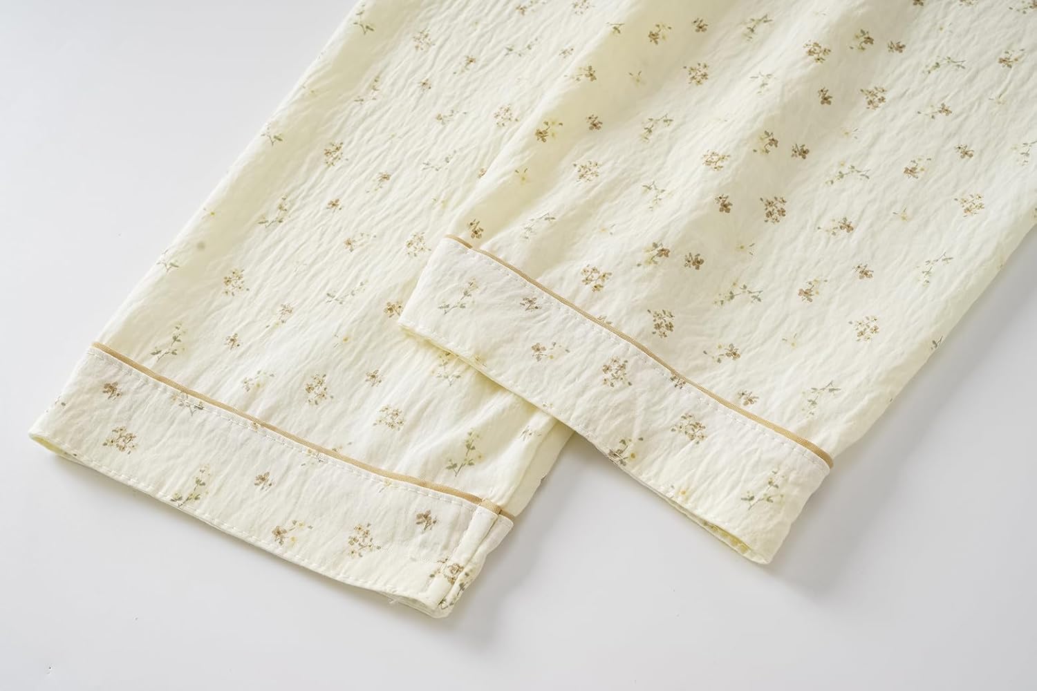 Vopmocld Girls Button Down Pajama Sets Soft Polyester Lapel Collar Long Sleeve Long Pants Sleepwear for Teen Cozy Nightwear - Image 6