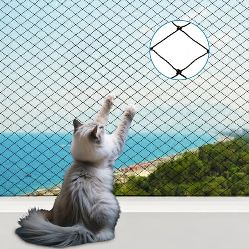 Filet de balcon pour chat et protection fenêtres et terrasse