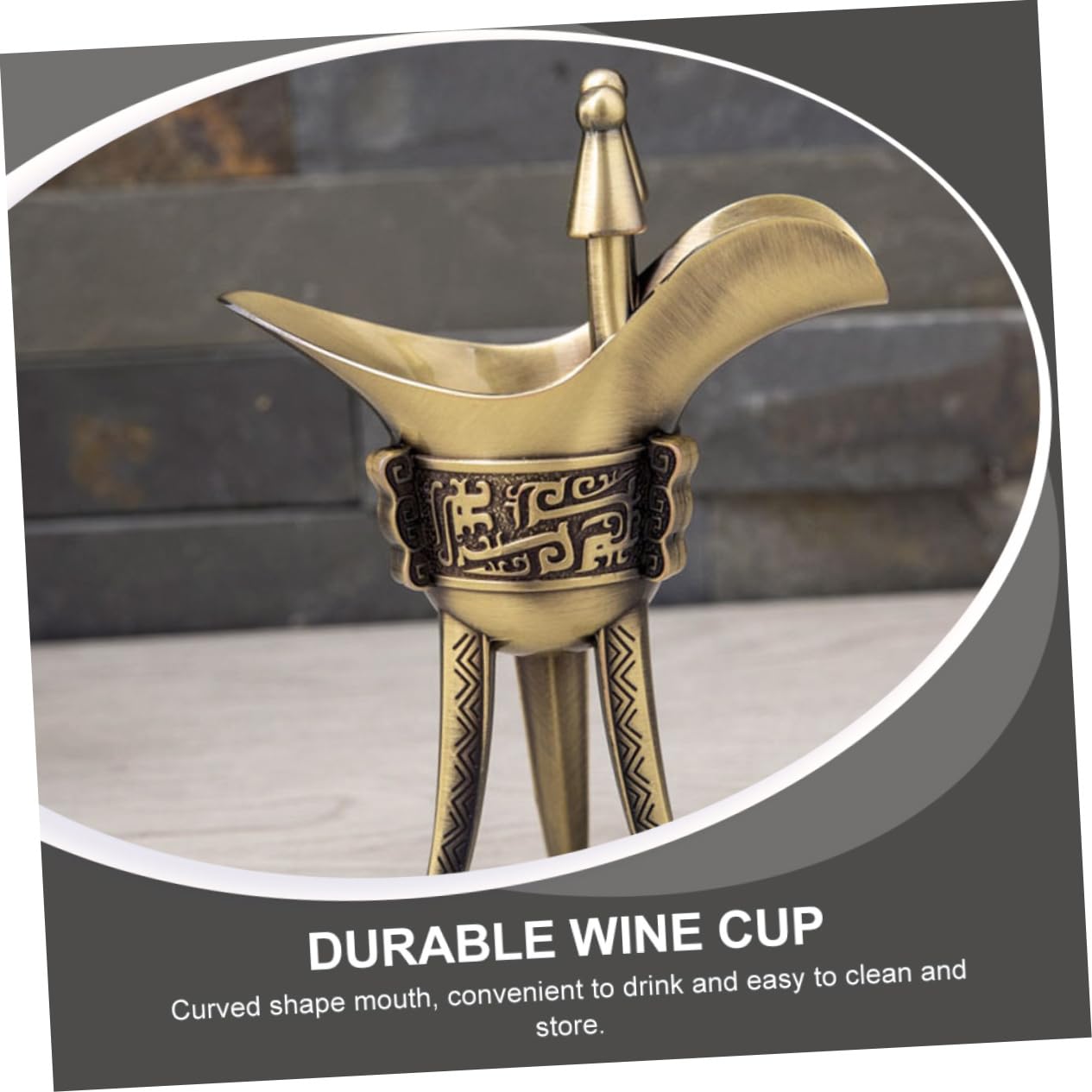 Cabilock 2 Piezas Vaso De Alto Cáliz De Copa Retro Copa De Licor De Metal Copas Ornamentadas Copas De Vino De Cobre Copa De Vino De Cobre Aleación De Zinc Pies Altos Vidrio