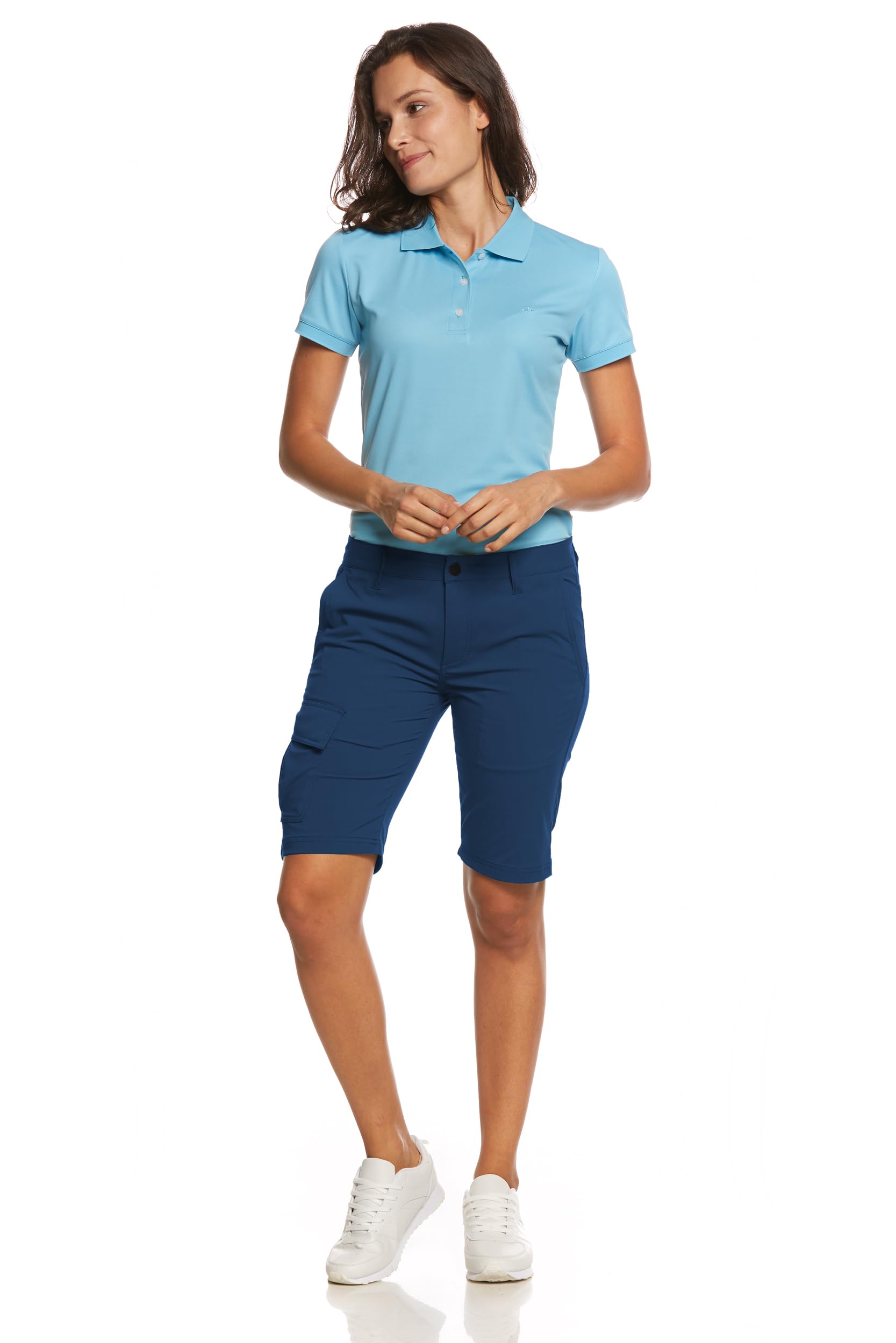 Jeff Green Damen Elastische Schnell Trocknende Kurze Leichte Outdoor Funktions Hose Mina