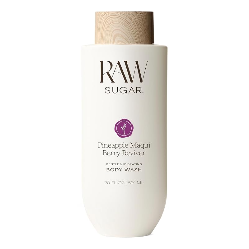 Sabonete líquido corporal RAW SUGAR Pineapple Maqui Berry Reviver, 600 mL