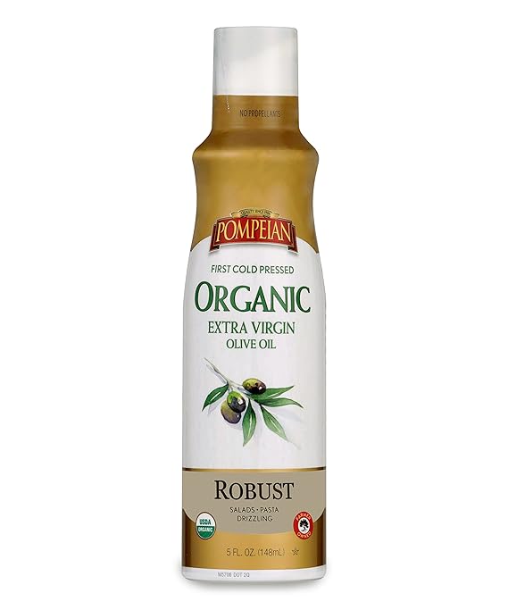 Pompeian USDA Certified Organic Extra Virgin Olive Oil Non-Stick Cooking Spray Pompeian USDA Certified Organic Extra Virgin Olive Oil Non-Stick Cooking Spray
