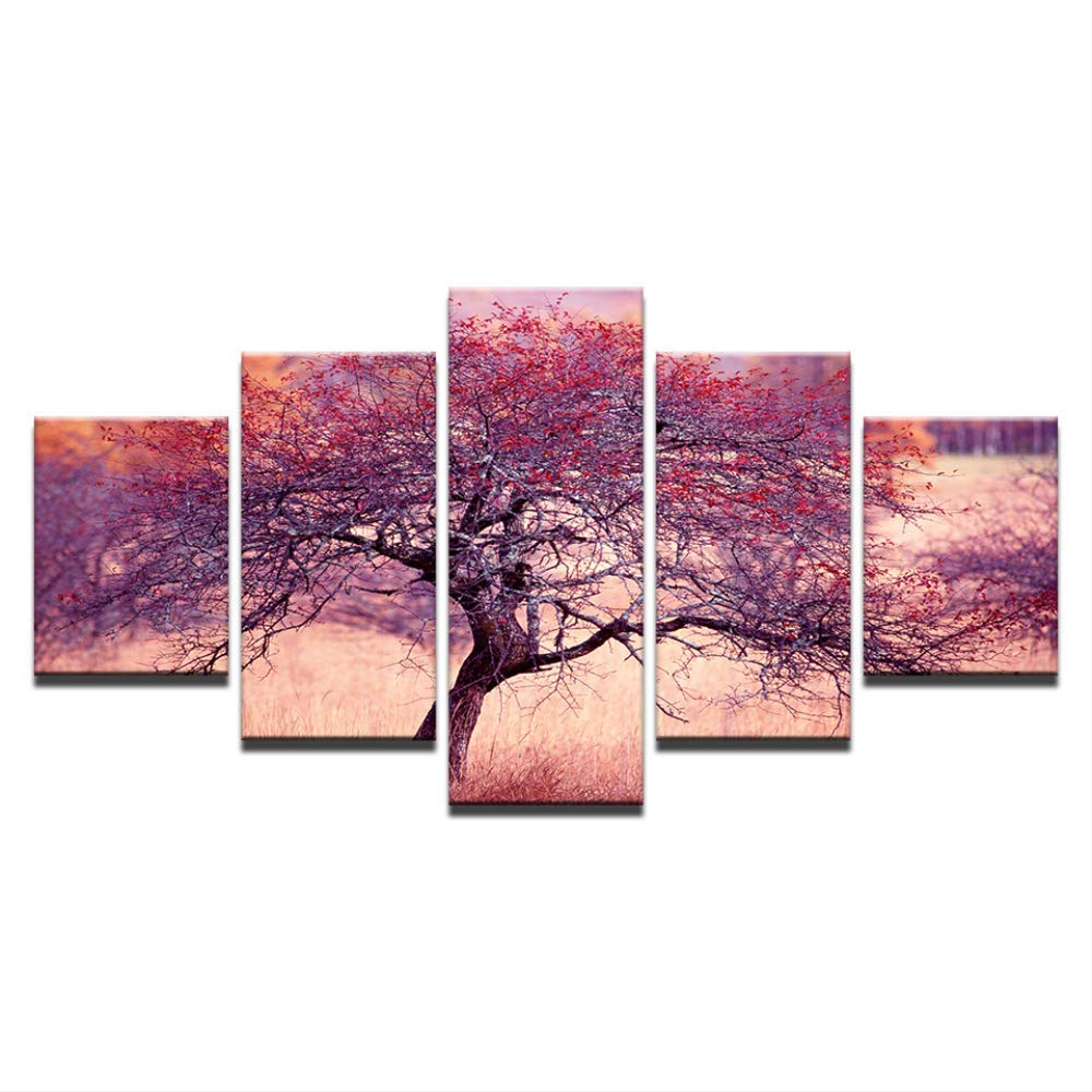 Photo de mangrove en toile murale art déco grand format 5 pièces