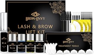 Brow Lamination | Lash Lift Kit | Complete Lash & Brow 2-in-1 DIY Eyelash Perm Kit | Brow Lamination Kit | Lift Supplies, Tools & Accessories for Home & Professional Use | Includes Instruction Manual