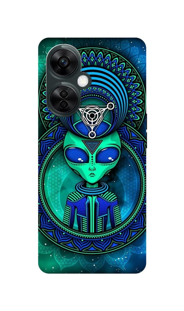 Arvi Enterprise Illuminati Alien Printed Mobile Back Hard Case and Cover for OnePlus Nord CE 3 Lite 5G