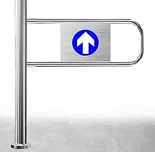 SHAHRYAR Self-Closing One-Way Gate,Automatic Swing Gate One-Way Door,Durable Safety Closure Device,for Pedestrian Access Control,for School Store Hospitals left90*100cm