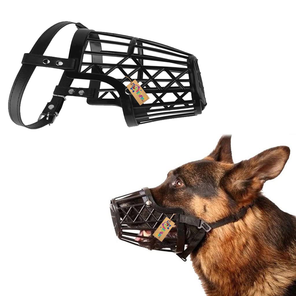 Western Era Adjustable Strap Muzzle Cum Basket Cage Cum Pet Safety Collar Cum Mouth Cover for Dog/Puppy. (Black) (Small) (B09QFX4DRG) Amazon Price History, Amazon Price Tracker