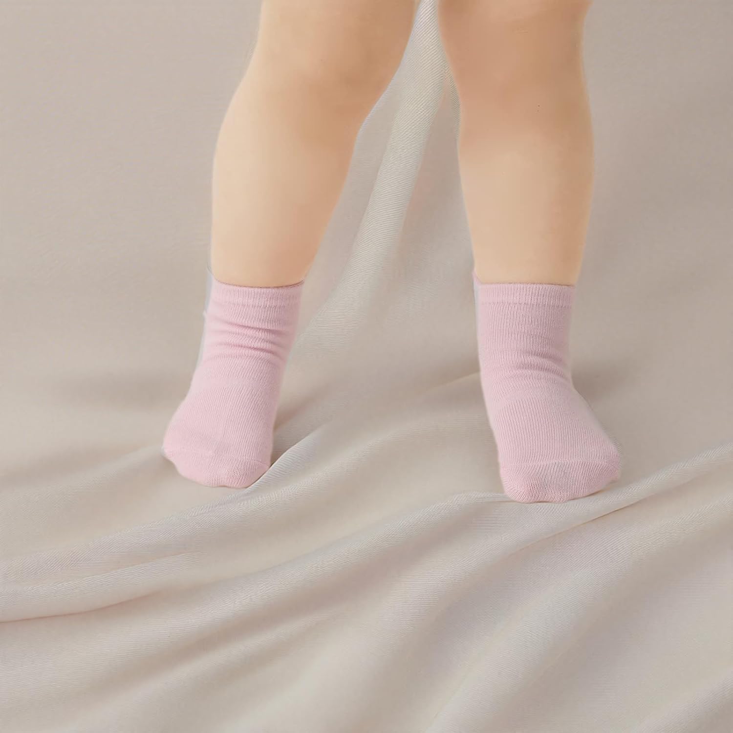 Non Slip Grip Ankle Baby Socks 12 Pack for Toddler Boys and Girls Kids,Infant Cute Cotton Baby Socks - Image 7