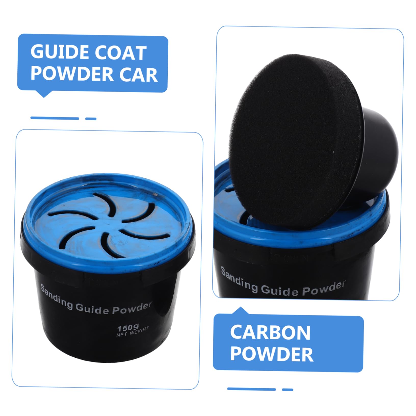 MAGICLULU Kratzerleitpulver für Autos aus Carbon Powder zur Karosserie | Spachtel und Blech, Hohe Schleifleistung, Bodywork Restoration und Automotive Repair