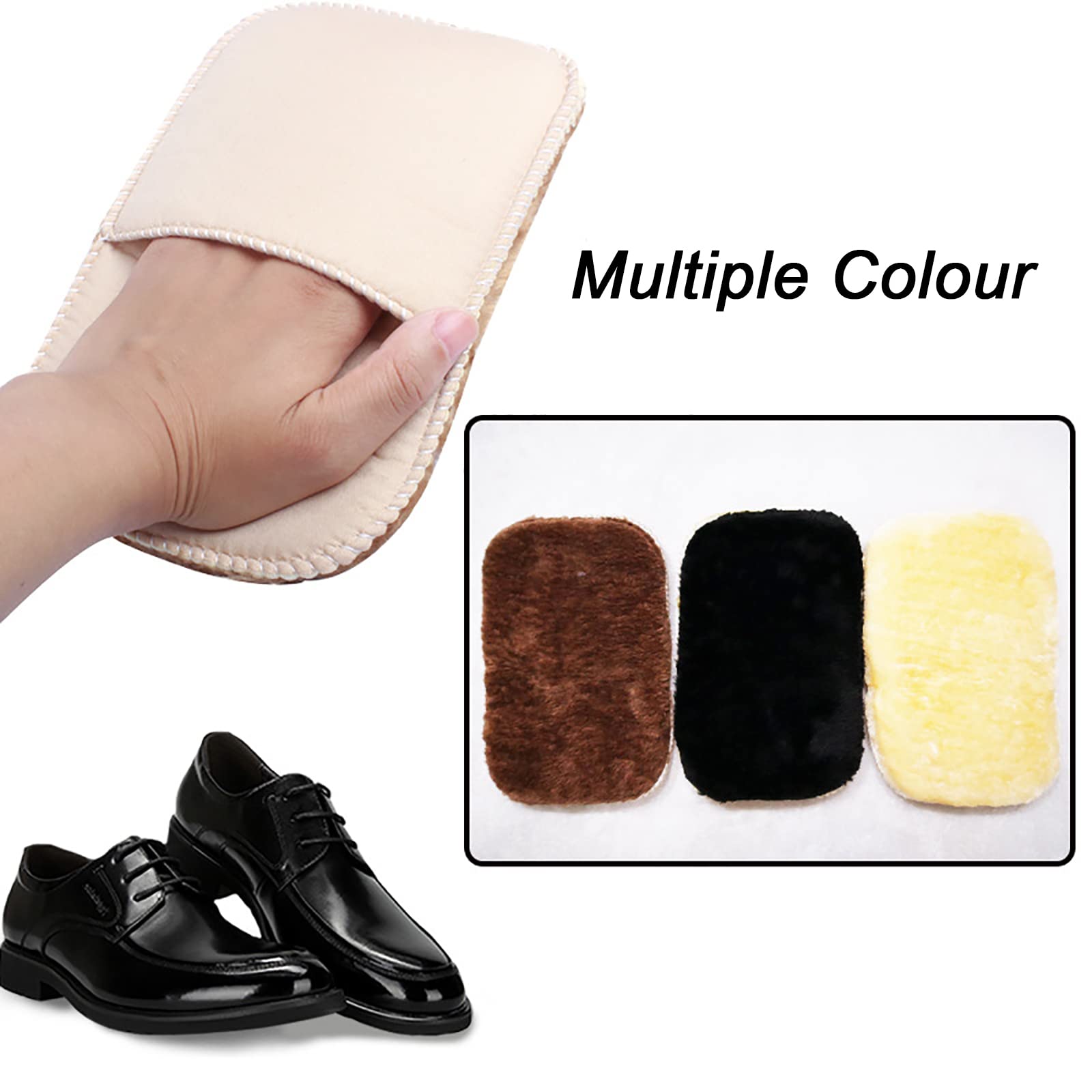 Pack De 3 Paños De Microfibra Para Limpiar Y Dar Brilló A Zapatos Y Botas - Color Aleatorio