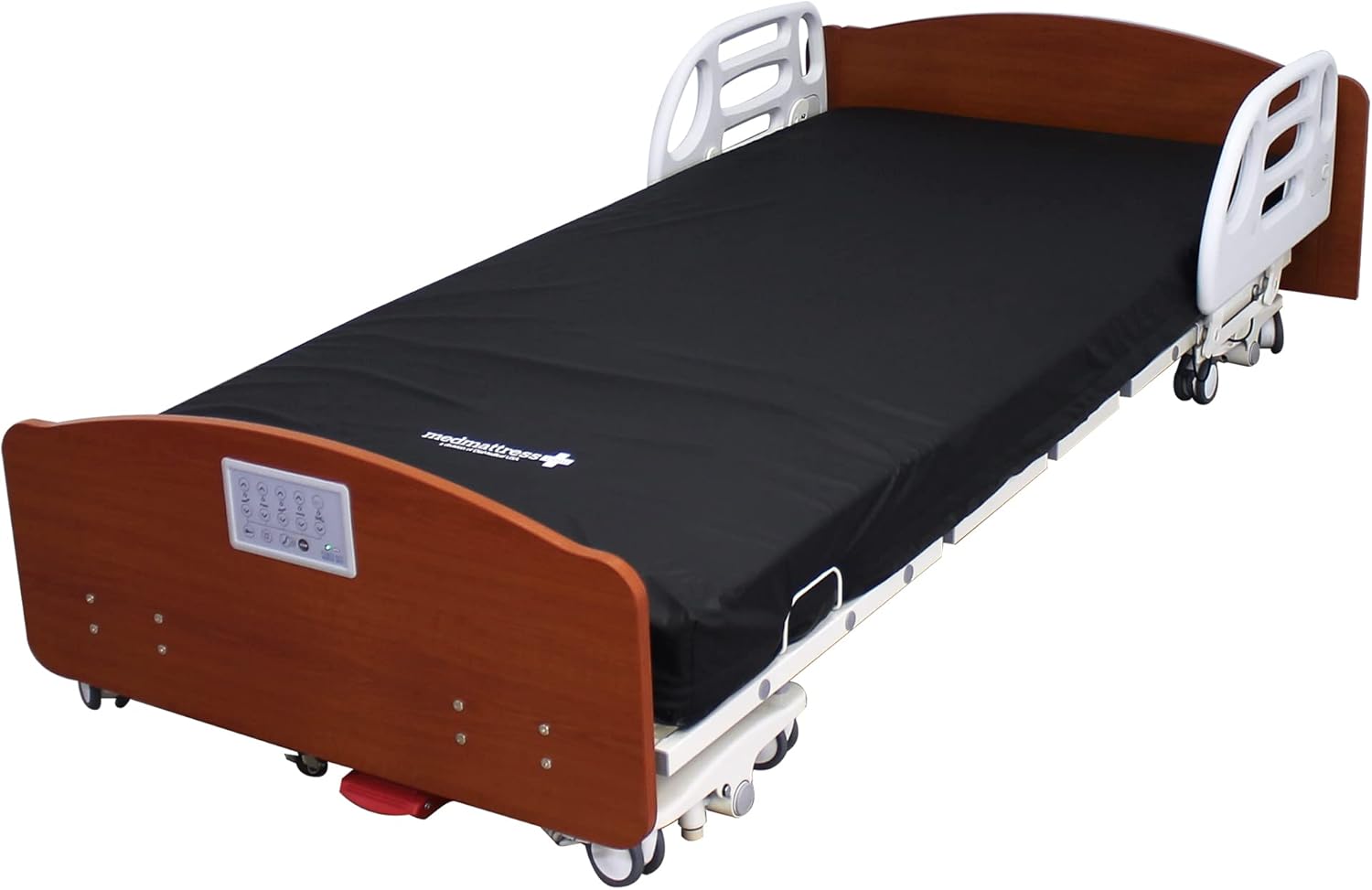 Lynacare HomeCare Hospital Beds HC107 Hi-Low Hospital Bed Set - Cherry (No Mattress, 80" x 36")