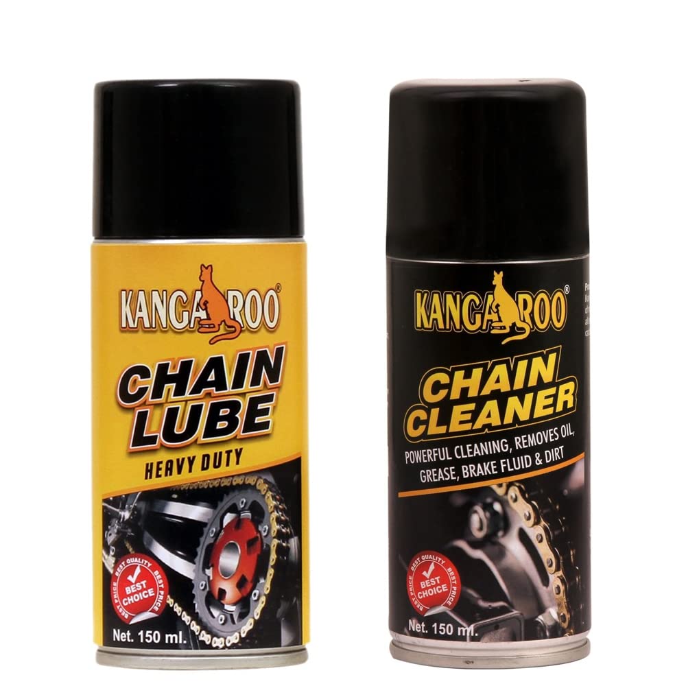 Kangaroo® Chain Lubricant Spray 150 ML + Chain Cleaner 150 ML-image-17