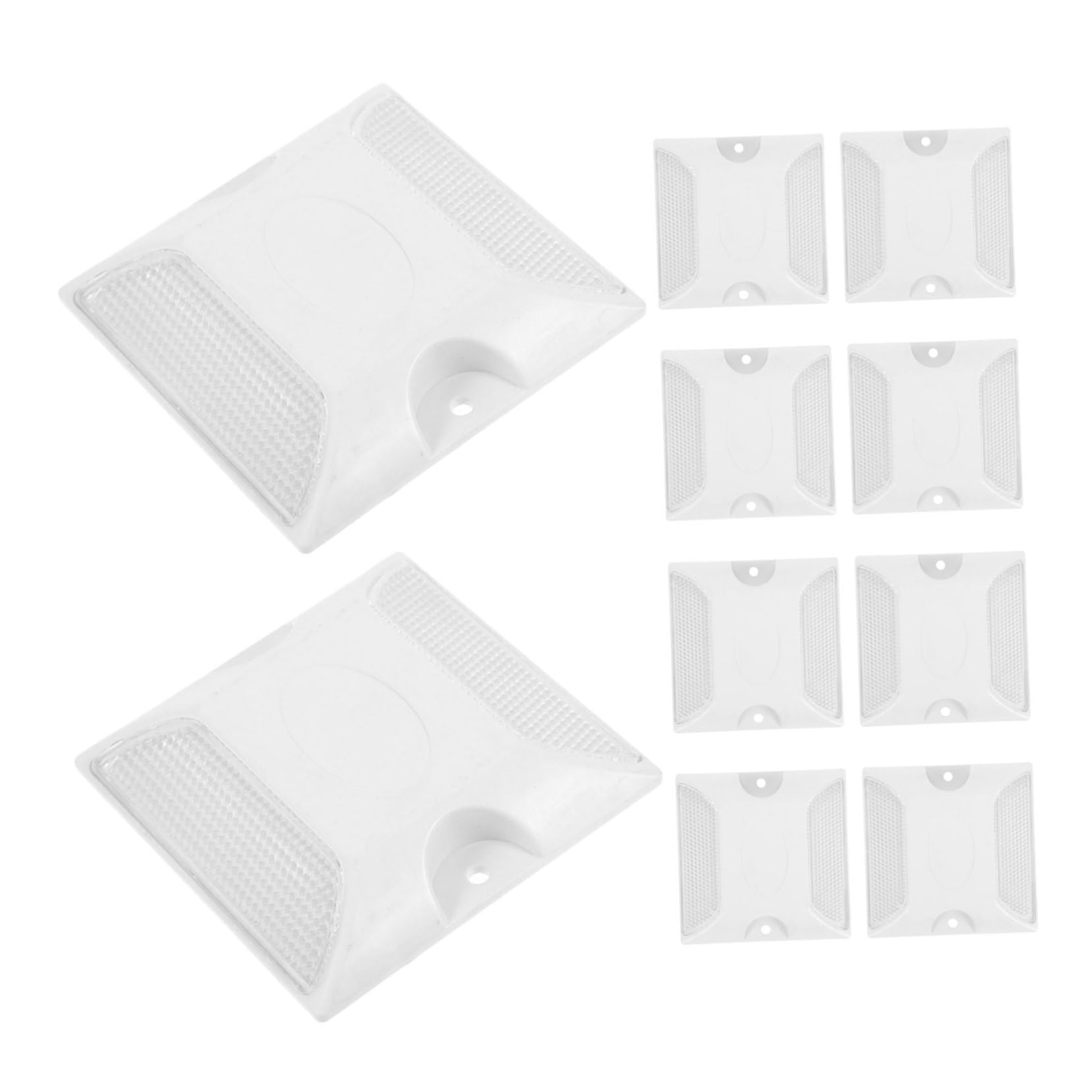 Anneome 3 series Postes De Entrada Para De Acceso Reflectores De Seguridad Para Pavimento Reflectores De Autopista Marcadores De Asfalto Marcadores De Calle 10 piezas x 3